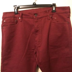 Dark Burgundy Levi’s 513